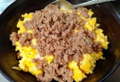 きょうの料理ビギナーズのレシピ・鶏そぼろ丼