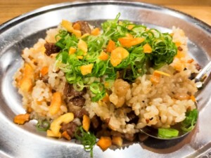 ノンストップのレシピ・彩り野菜と牛肉のペッパーライス