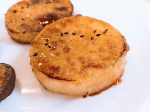 ヒルナンデスのレシピ・焼きかぶの焦がししょう油ステーキ