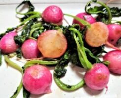 青空レストランのレシピ・ラディッシュの素揚げ