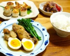 食卓のひみつのレシピ・鶏肉とちくわの煮物