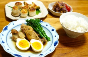 食卓のひみつのレシピ・鶏肉とちくわの煮物