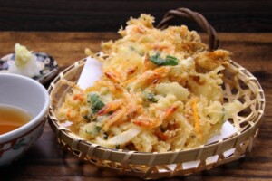 男子ごはんのレシピ・さやえんどうのかき揚げ