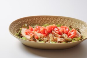 キューピー3分クッキングのレシピ・鶏胸肉のトマト梅ソース