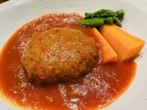 きょうの料理のレシピ・たまねぎザブトンのハンバーグ