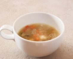 男子ごはんのレシピ・コンソメスープ
