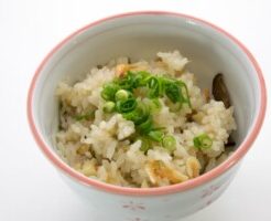 キューピー3分クッキングのレシピ・アスパラと桜えびの炊き込みごはん
