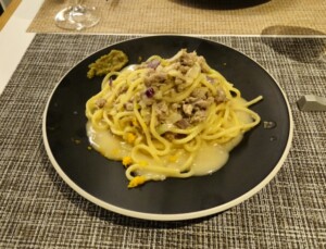 男子ごはんのレシピ・ひき肉と焼きじゃがいものホワイトミートソース