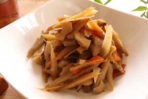 きょうの料理ビギナーズのレシピ・縦切りれんこんきんぴら