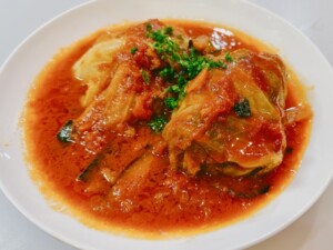 DAIGOも台所のレシピ・キャベツのトマトスープ