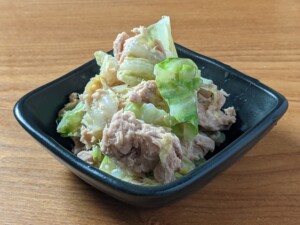 なないろ日和のレシピ・キャベツとツナの副菜