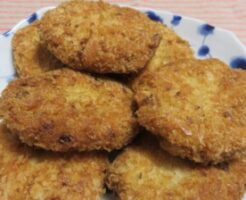 キューピー3分クッキングのレシピ・鶏メンチ