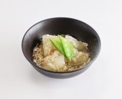 ヒルナンデスのレシピ・かぶのカニカマあんかけ
