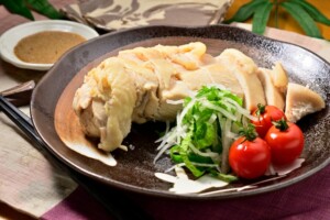 なないろ日和のレシピ・鶏肉のふんわり蒸し