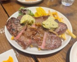 青空レストランのレシピ・ガーリックバターステーキ