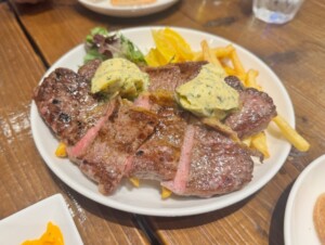 青空レストランのレシピ・ガーリックバターステーキ