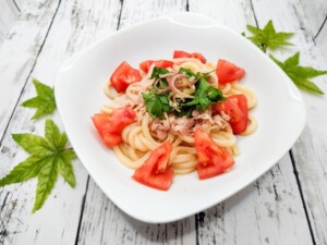 ノンストップのレシピ・冷凍トマトのぶっかけ冷やしうどん