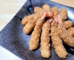 DAIGOも台所のレシピ・えびとサーモンのフライ