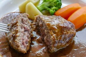ノンストップのレシピ・せいろ蒸しハンバーグ