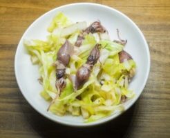 相葉マナブのレシピ・ホタルイカのレタス炒め