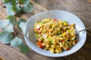 ノンストップのレシピ・炊き込みツナコーンカレーピラフ