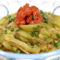沸騰ワード10のレシピ・冷やしナスの冷麺