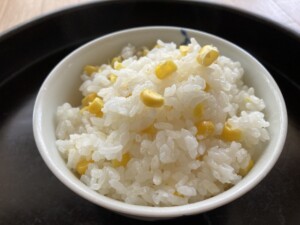 ヒルナンデスのレシピ・大根とコーンのかさ増し炊き込みご飯