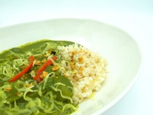 ZIPのレシピ・蒜山ミルクライスグリーンカレー