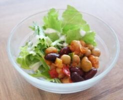 クックルンのレシピ・スパイシー豆サラダ