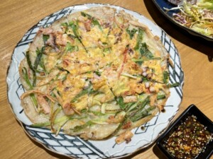 食卓のひみつのレシピ・インゲンのチヂミ