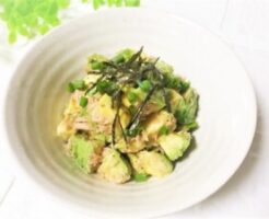 きょうの料理のレシピ・豚しゃぶ、豆腐、豆苗のアボカドナムル