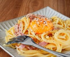 青空レストランのレシピ・ヤングコーンのカルボナーラ