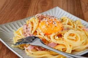 青空レストランのレシピ・ヤングコーンのカルボナーラ