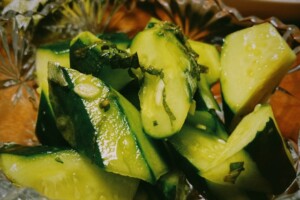 きょうの料理のレシピ・きゅうりの香味野菜漬け