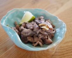 沸騰ワード10のレシピ・砂肝の薬味と大根おろしあえ