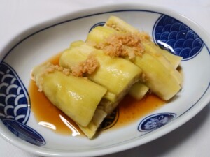 ヒルナンデスのレシピ・レンジで簡単 蒸しなす