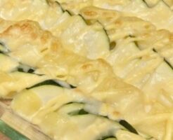 あさイチのレシピ・ズッキーニのごまチーズ焼き