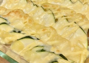 あさイチのレシピ・ズッキーニのごまチーズ焼き