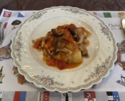 キューピー3分クッキングのレシピ・さわらのトマト蒸し焼き
