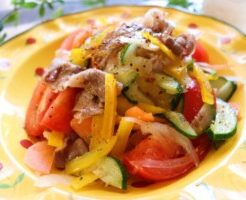 きょうの料理のレシピ・夏野菜のツナ炒め