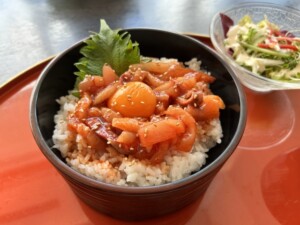 DayDay(デイデイ)のレシピ・サーモンのユッケ丼