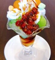 ZIPのレシピ・あんこたっぷりフルーツパフェ