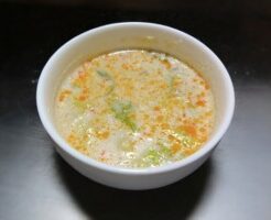 青空レストランのレシピ・担々サンチュスープ