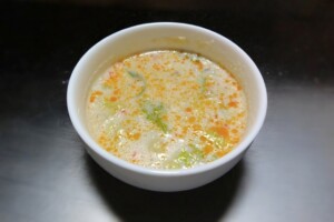 青空レストランのレシピ・担々サンチュスープ
