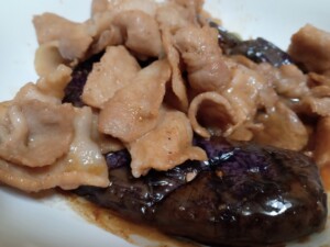 きょうの料理のレシピ・なすと豚こまのピリ辛炒め