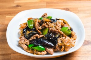 きょうの料理のレシピ・肉となすのみそカレー炒め
