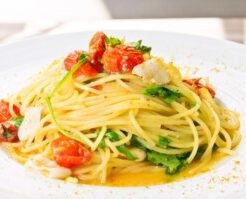 ノンストップのレシピ・冷製シーフードトマトパスタ