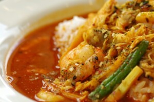 DAIGOも台所のレシピ・海老のつるつるカレー