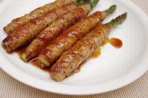 どさんこワイド179のレシピ・鶏ささみのアスパラロール