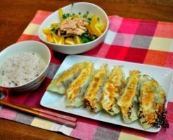 ZIPのレシピ・ごろっとMIX豆ギョーザ